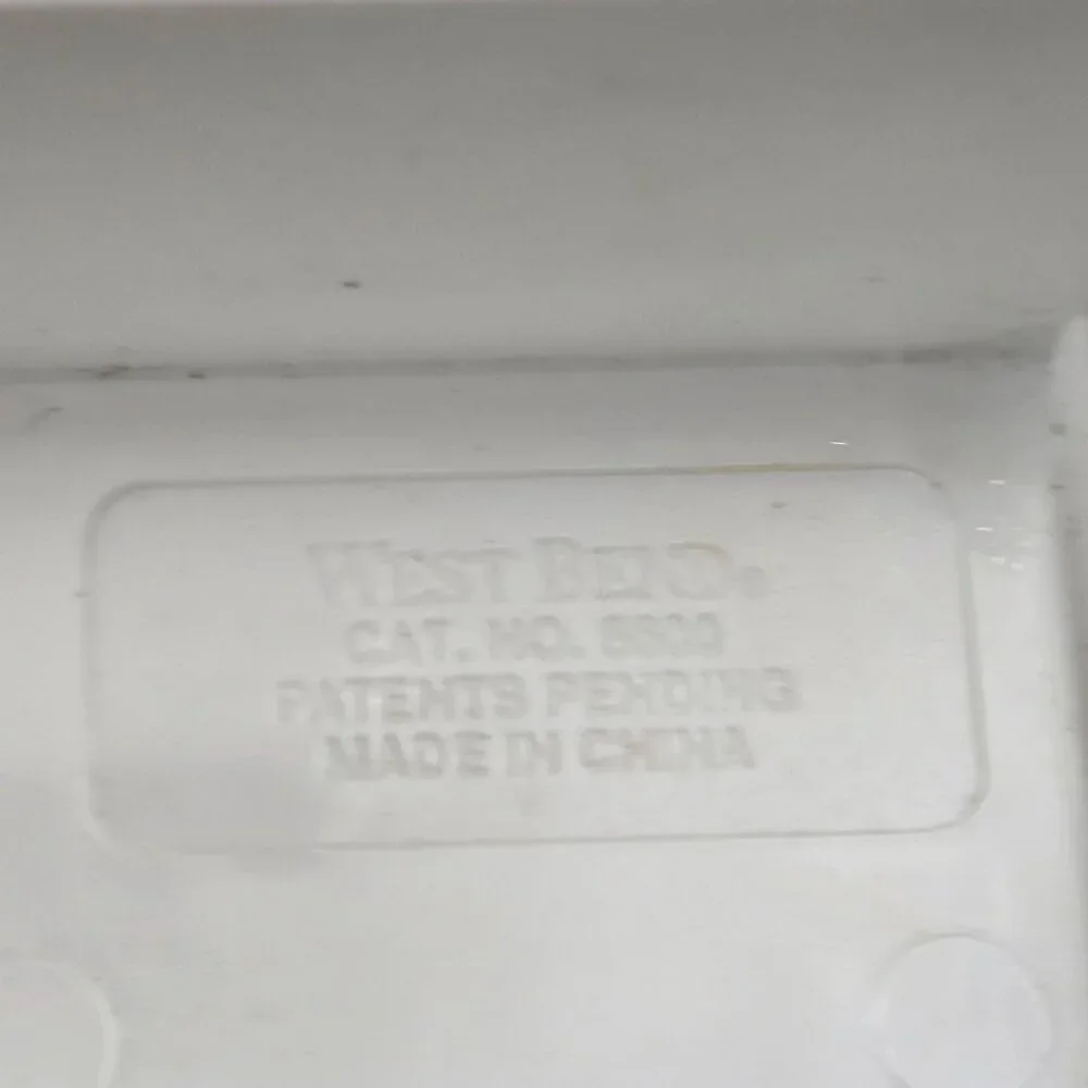 West Bend Bread Slicing Guide Model 6600 White
